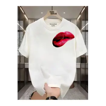 UNİSEX Dudak Lips T-shirt