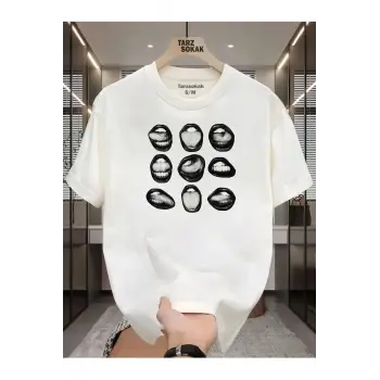 UNİSEX Dudak Lips T-shirt