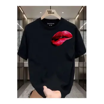 UNİSEX Dudak Lips T-shirt