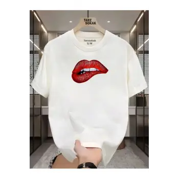 UNİSEX Dudak Lips T-shirt
