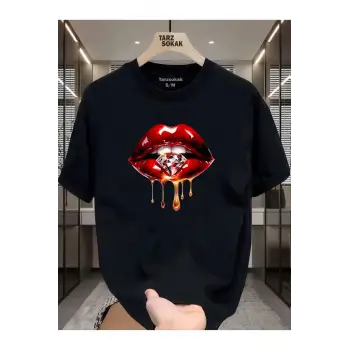 UNİSEX Dudak Lips T-shirt