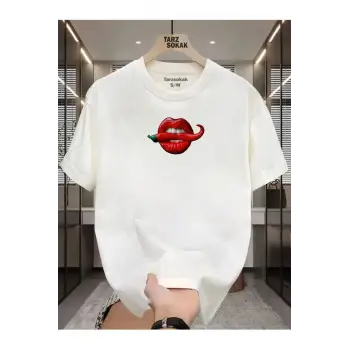 UNİSEX Dudak Lips T-shirt