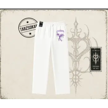 Unisex Emotions Unisex Baggy Eşofman Altı Beyaz