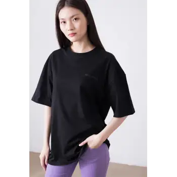 Unisex Essentials 303 Siyah Tshirt