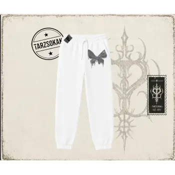 Unisex Fly Zone Unisex Jogger Eşofman Altı Beyaz