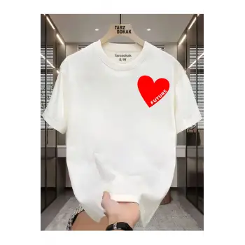 UNİSEX Future Kalp T-shirt
