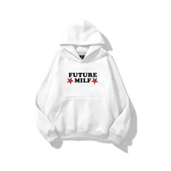 Unisex Future Milf Sweatshirt Beyaz