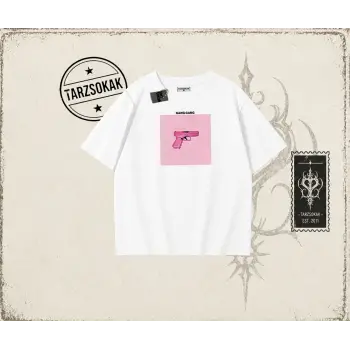 Unisex Gang Gang Oversize Unisex Tişört Beyaz