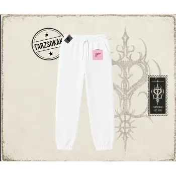 Unisex Gang Gang Unisex Jogger Eşofman Altı Beyaz