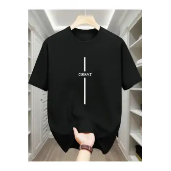 Unisex Great Baskılı Oversize