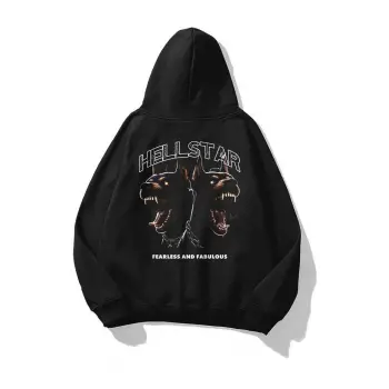 Unisex Hellstar Sweatshirt Siyah