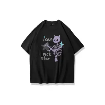 Unisex I Can Pick Star Tshirt Siyah