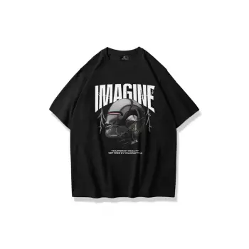 Unisex Imagine Tshirt Siyah