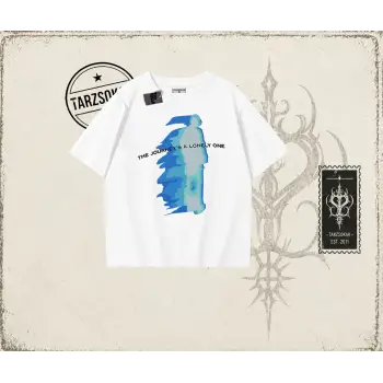 Unisex Journey Oversize Unisex Tişört Beyaz