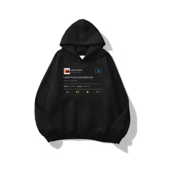 Unisex Kanye Tweet Sweatshirt Siyah
