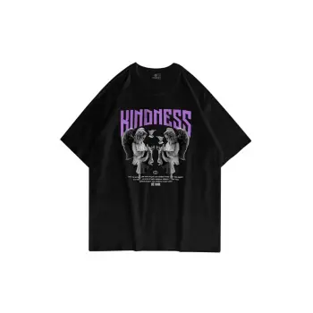 Unisex Kindness Siyah Tshirt