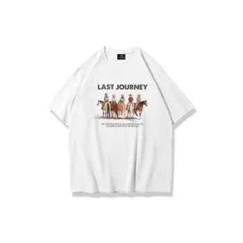 Unisex Last Journey Tshirt Beyaz