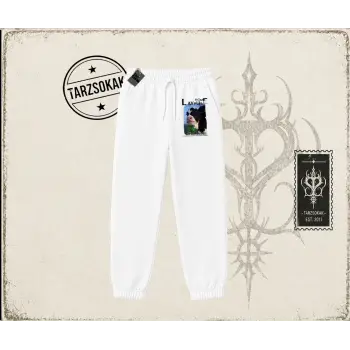 Unisex Layful Unisex Jogger Eşofman Altı Beyaz