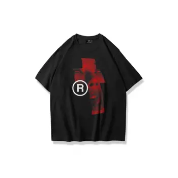 Unisex Lip R Tshirt Siyah