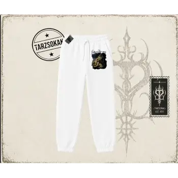 Unisex Literally Me Unisex Jogger Eşofman Altı Beyaz