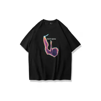 Unisex Lost In Space Tshirt Siyah