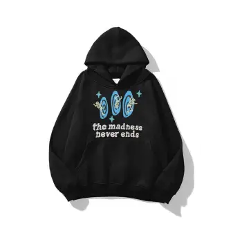 Unisex Madness Never Ends Sweatshirt Siyah