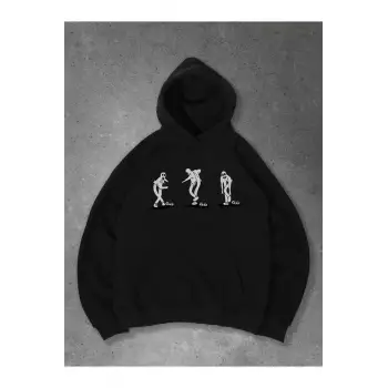 Unisex Mercury Ghostmane Sweatshirt Siyah