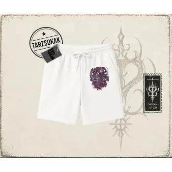 Unisex Money Temptation Unisex Şort Beyaz