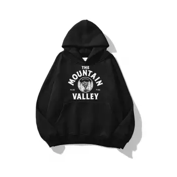 Unisex Mountain Valley Sweatshirt Siyah
