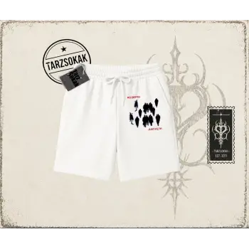 Unisex No Depth Unisex Şort Beyaz