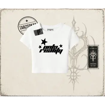Unisex Onto Reality Kadın Baby Tee Beyaz