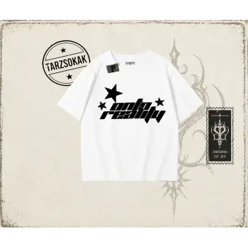 Unisex Onto Reality Oversize Unisex Tişört Beyaz
