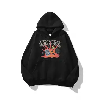 Unisex Out of Service Sweatshirt Siyah