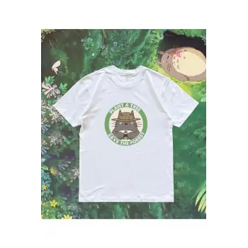 Unisex Oversize Anime Totoro Tshirt