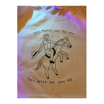 Unisex Oversize Cowboy Tshirt