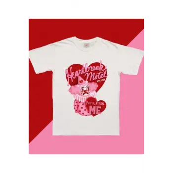 Unisex Oversize Y2k Baskılı Tshirt