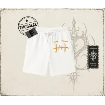 Unisex Patates Cactus Jack Unisex Şort Beyaz