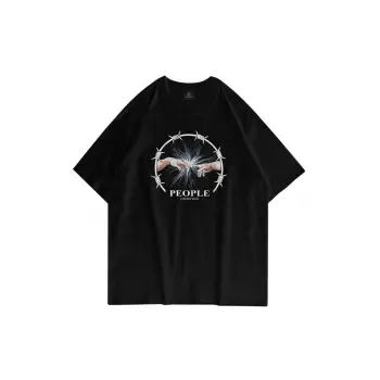 Unisex People Connection Siyah Tshirt