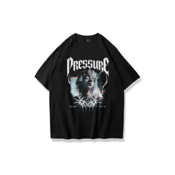 Unisex Pressure Tshirt Siyah