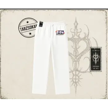 Unisex Pressure Unisex Baggy Eşofman Altı Beyaz