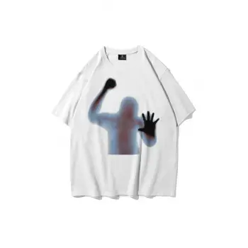 Unisex Psycho Beyaz Tshirt
