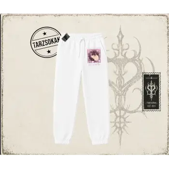 Unisex Save The Environment Unisex Jogger Eşofman Altı Beyaz