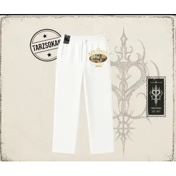 Unisex Sentinel Unisex Baggy Eşofman Altı Beyaz