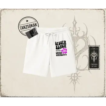 Unisex Siesta Beach Unisex Şort Beyaz