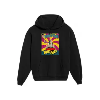 Unisex Siyah Billie Eilish- Bad Guy Baskılı Sweatshirt
