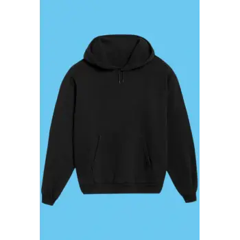 Unisex Siyah Billie Eilish Sırt Baskılı Sweatshirt