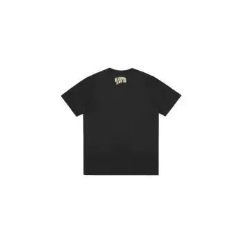 Unisex Siyah Bıllıonarıe Baskılı Bisiklet Yaka Tshirt