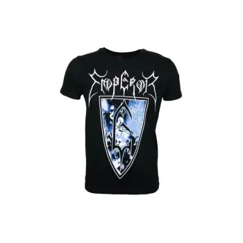 Unisex Siyah Emperor Logo Baskılı Tişört