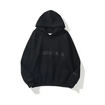 Unisex Siyah Essentials Sweatshirt Trndz204
