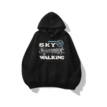 Unisex Sky Walking Sweatshirt Siyah